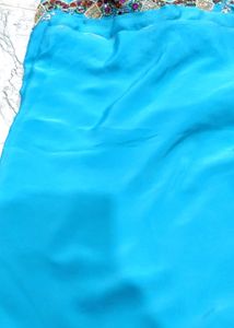 Party Wear Saree With Blause