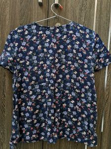 Floral Blue Top 💙