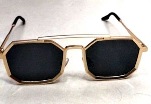 Geometric Gold Sunglasses