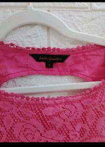 Latin Quarters Pink Lace Dress