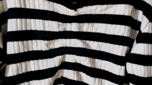 Zara Striped Top With Surprise Freebie