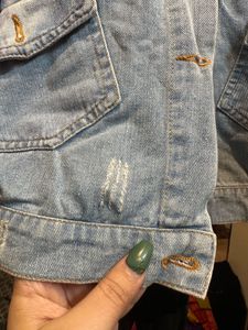 Korean Boxy Sleeves Denim Jacket