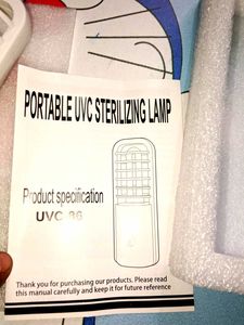 Portable UV Sterilization Lamp