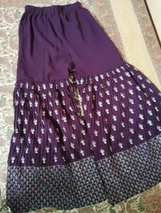 Embellished Ethnic sharara set