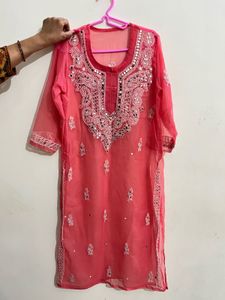 Elegant Embroidered Kurta