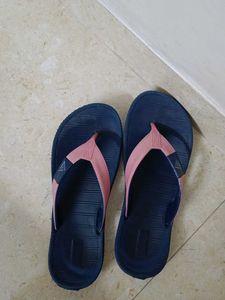 Daily Wear Slippers Blue And Pink