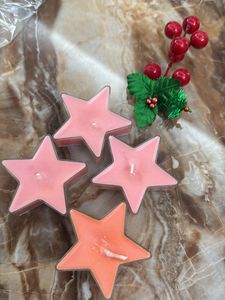 Scented Tealight Star Shape Candles-10pcs