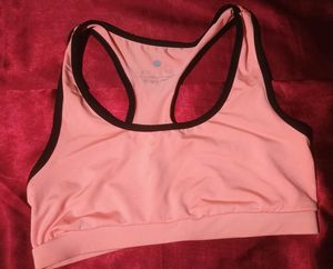Peach Sports Bra
