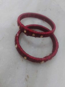 Red &amp; Gold Bangle Set