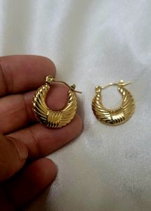 Bow Hoop Earrings