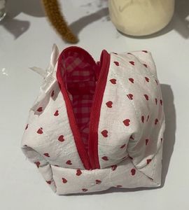 Heart Print Pouch