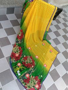 Embroidered Saree