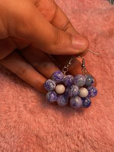 Beaded Flower Earrings