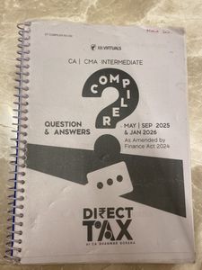 Direct Tax CA/CMA Compiler