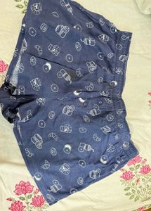 Pink Cherry Print Shorts set of three