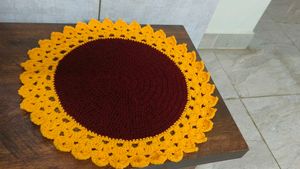 Crochet Sunflower Thalposh/Daily/Placemat