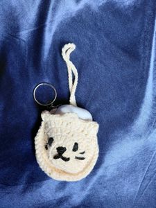 Cat pouch - bag charm and Earphone Holder
