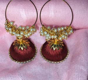 Silk Thread Earrings