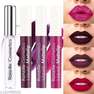 Pack Of 4 Matte Liquid Non Transfer Plus Lipstick