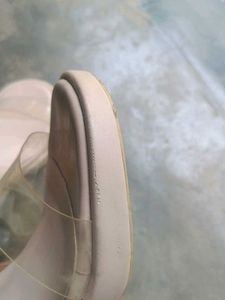 Clear Strap Platform Slides