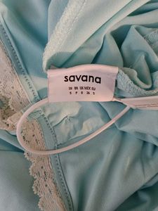 Cute Light Blue Crop Top