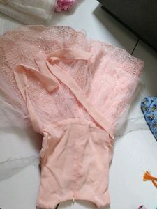 Cute peach Party Dress