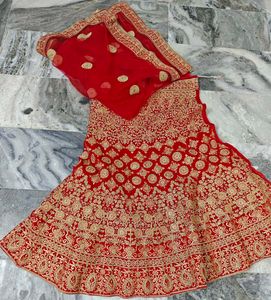 Heavy Velvet Bridal Lehenga