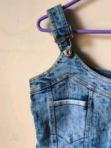 Denim Crop Top