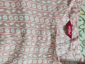 Peach Colour A Line Kurta
