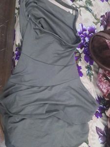 Elegant Gray Casual Dress