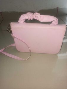 Charles &amp; Keith Pink Top Handle Bag