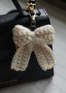 Crochet Kawaii Bow Keychain  🎀