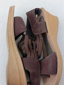 Binny Brown Floral Sandals