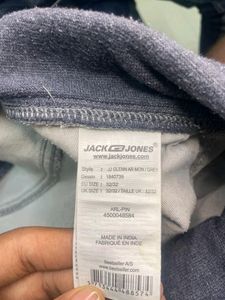 Gray Denim Joggers