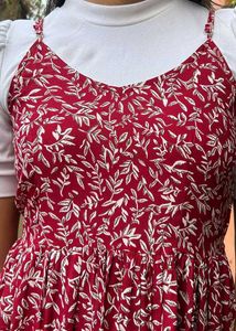 Floral Print Maxi Dress