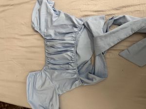 Blue Knot Top