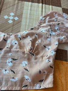 Floral Print Crop Top