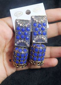Blue Jhumka Earrings , never used.....