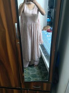 Georgette Party Wear Suit Dusky Pink