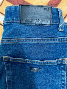 🟦 RedTape Denim Skinny Fit Jeans (30 Waist | 33 L