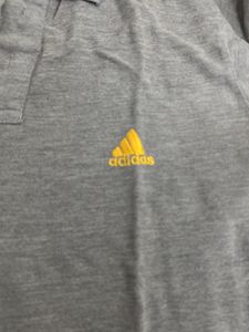 Adidas Grey Polo T-Shirt