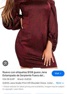 4538. Burgundy Off-Shoulder Dress