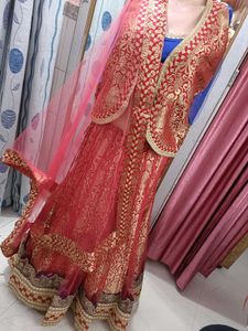 lehenga choli dupatta and jacket