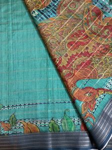 Like new Green organza Saree