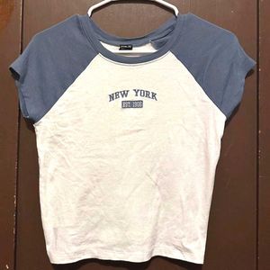 (forever 21 dupe) baby tee NewYork