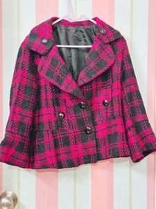 Pink&amp;Black Coat