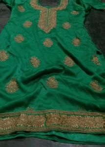 Chamakdar Suit Chun Wali Shalwar Silk Sui T