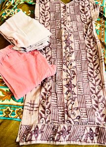 Embroidered Kurta Set