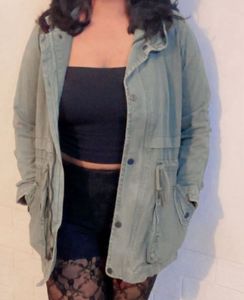 Green utility parka jacket (item 56)