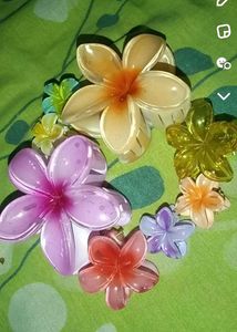 Floral Hair Clips